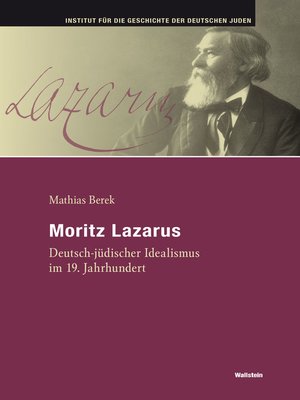 cover image of Moritz Lazarus